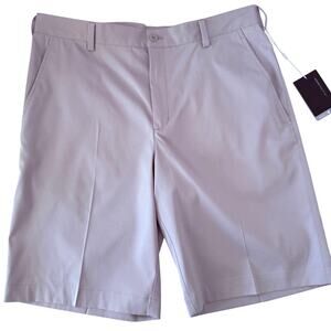 NEW Nike Golf Dri-FIT Light Gray Sand Shorts Mens Size 34 Medium